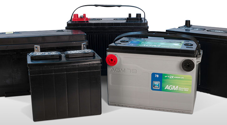 Automobile batteries